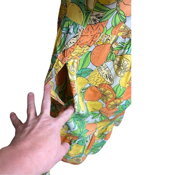 Peyton & Parker Summer Raglan Tropical Fruit Short Sleeve Dress - Picture 2 of 6